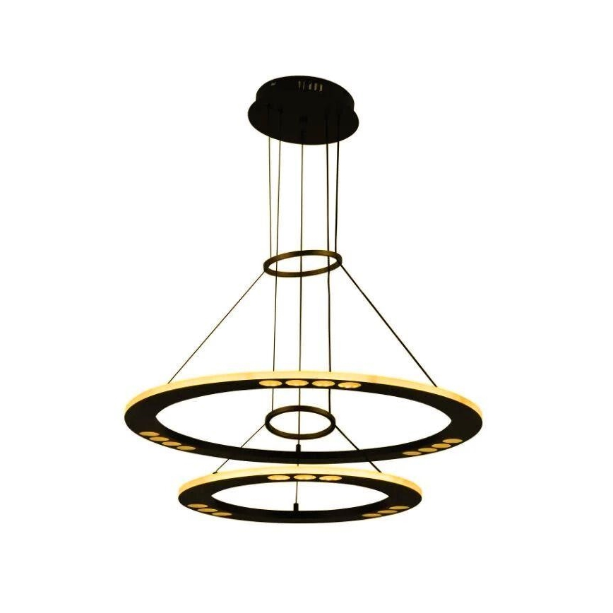Светодиодная регулируемая люстра на тросе LED/65Вт/230В 3000-6500К + пульт дистанционного управления
