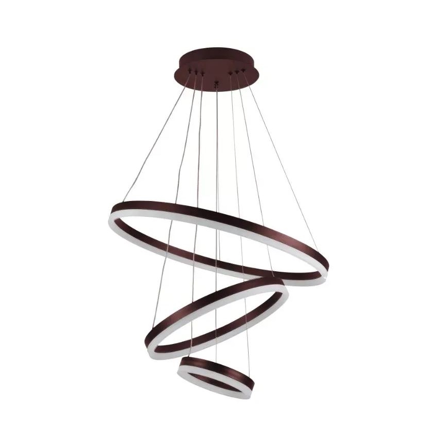 Светодиодная регулируемая люстра на тросе LED/85 Вт/230 В 3000-6500K диаметр 60 см + пульт дистанционного управления