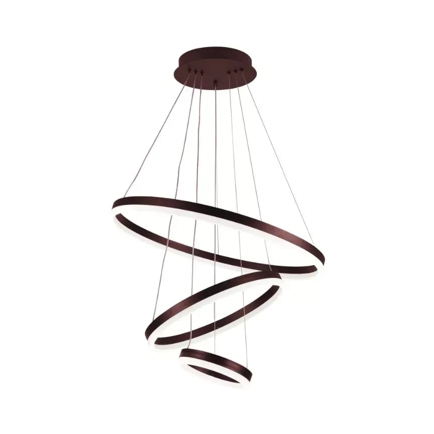 Светодиодная регулируемая люстра на тросе LED/85 Вт/230 В 3000-6500K диаметр 60 см + пульт дистанционного управления