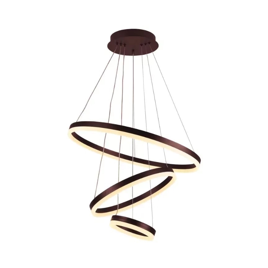 Светодиодная регулируемая люстра на тросе LED/85 Вт/230 В 3000-6500K диаметр 60 см + пульт дистанционного управления