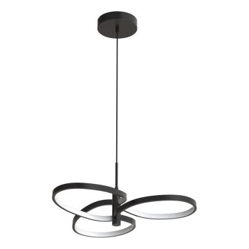 Светодиодная люстра на тросе RIBBON LED/25W/230V 4000K чёрная