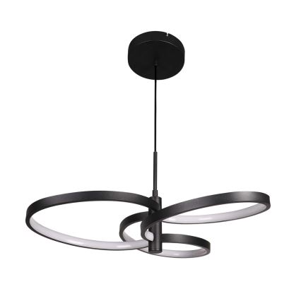 Светодиодная люстра на тросе RIBBON LED/25W/230V 4000K чёрная