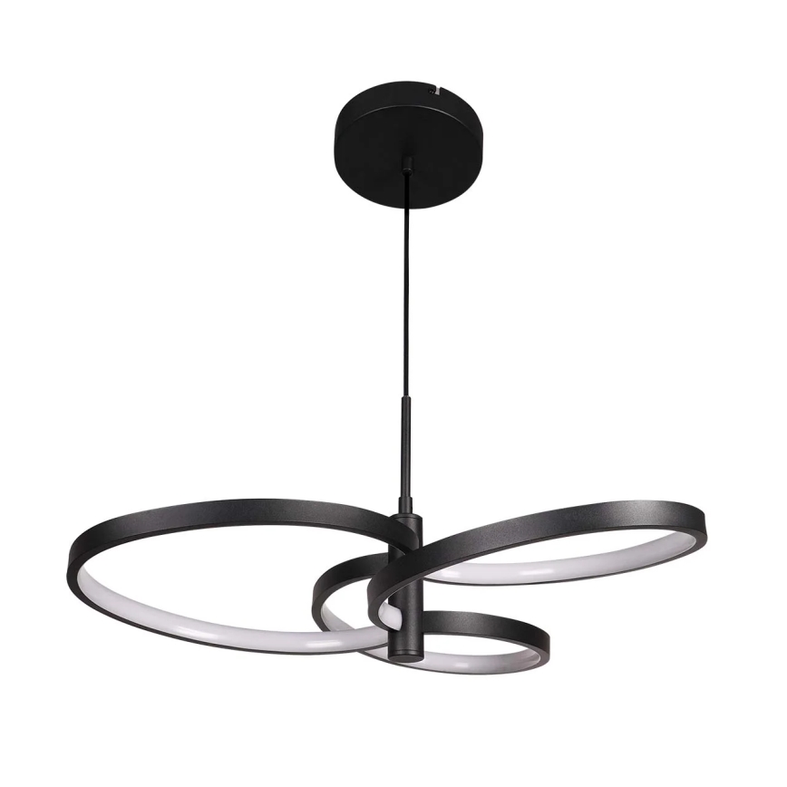 Светодиодная люстра на тросе RIBBON LED/25W/230V 4000K чёрная
