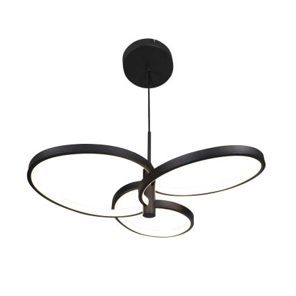 Светодиодная люстра на тросе RIBBON LED/25W/230V 4000K чёрная