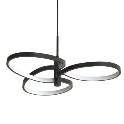 Светодиодная люстра на тросе RIBBON LED/25W/230V 4000K чёрная