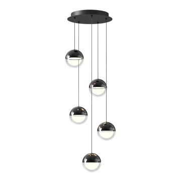 Светодиодная люстра на тросе ZIREA LED/30W/230V, чёрная