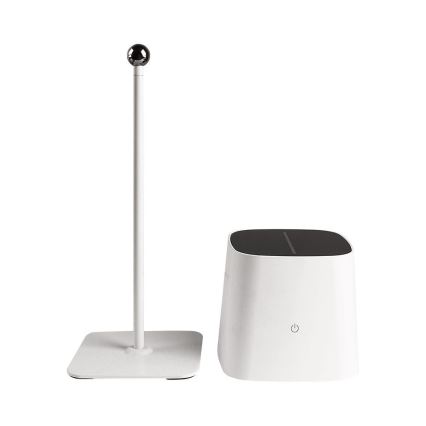 Светодиодная магнитная сенсорная настольная лампа на солнечной батарее с регулированием яркости LED/5W/5V 3000-6000K 3600 mAh IP65 белый