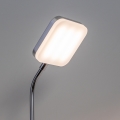 Светодиодная настенная лампа в розетку LED/3,2W/230V полированный хром