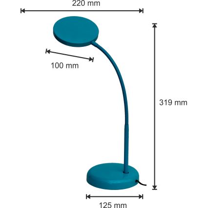 Светодиодная настольная лампа ANITA LED/6W/230V