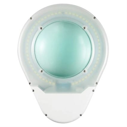 Светодиодная настольная лампа с лупой LED/9W/230V белая