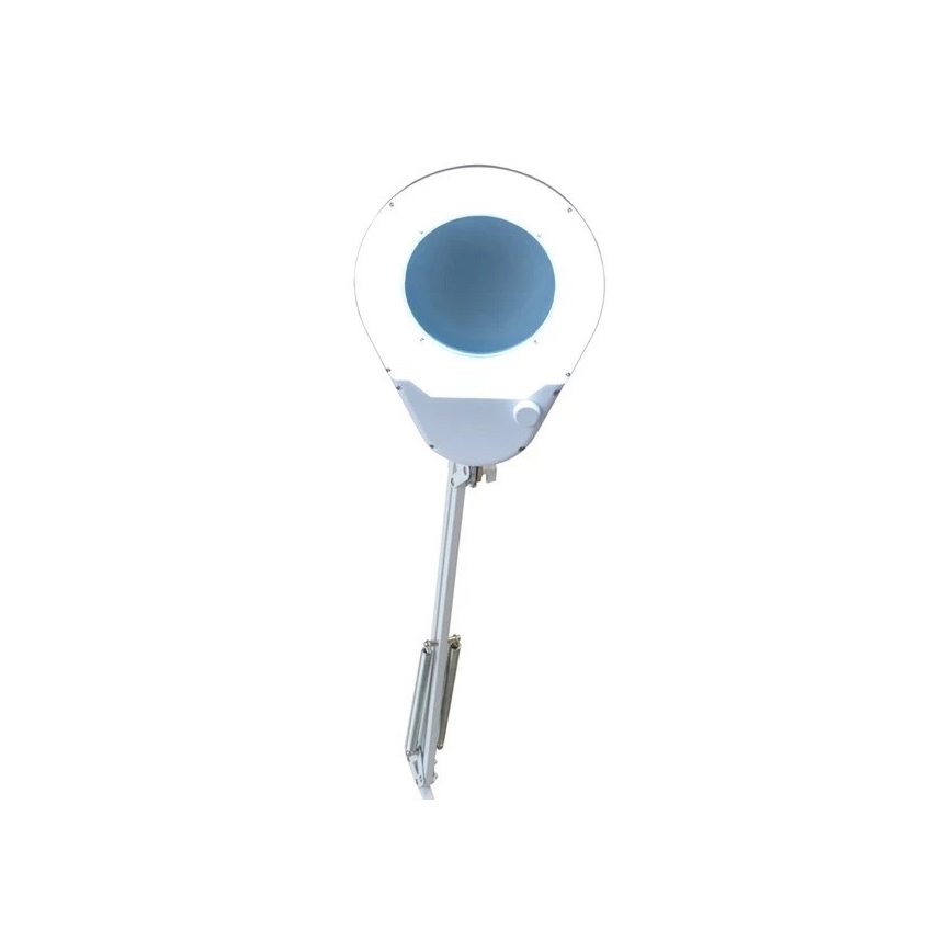 Светодиодная настольная лампа с лупой LED/9W/230V белый/блестящий хром