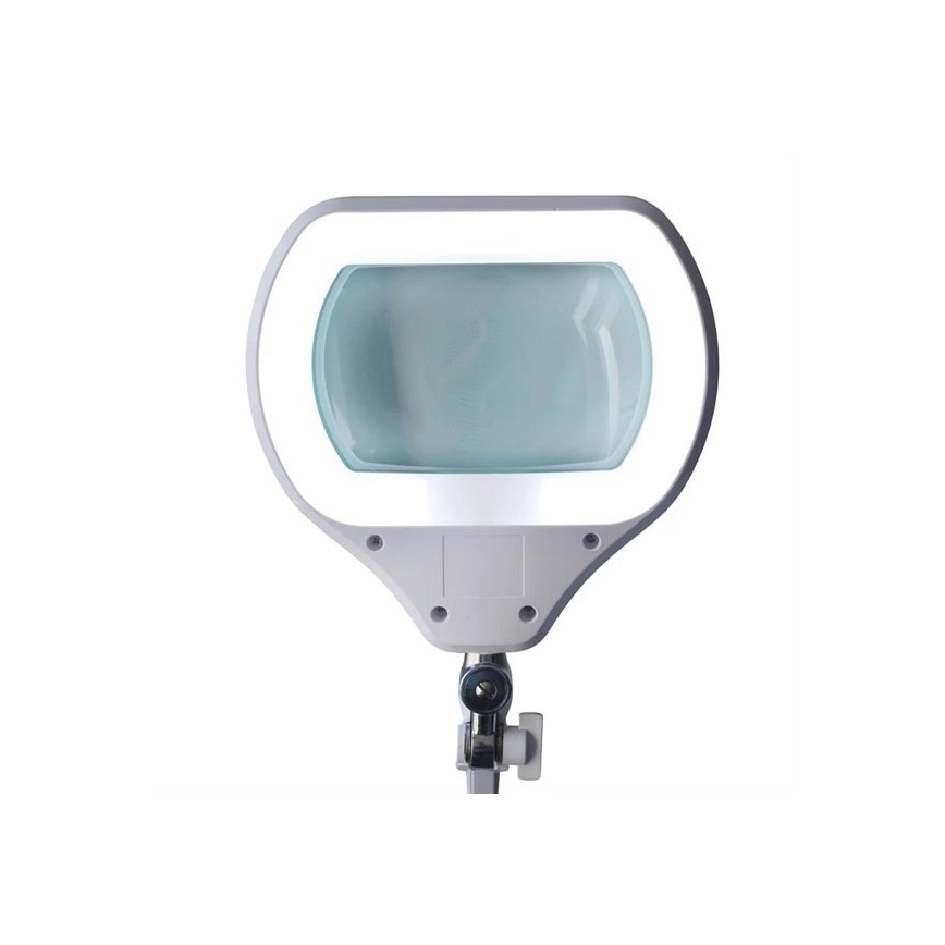 Светодиодная настольная лампа с регулированием яркости и лупой LED/12W/230V белый