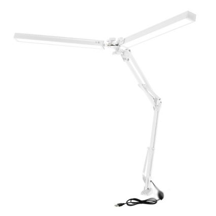 Светодиодная настольная лампа с регулированием яркости TENUIX DUO 2xLED/14W/230V 3000-6000K белый