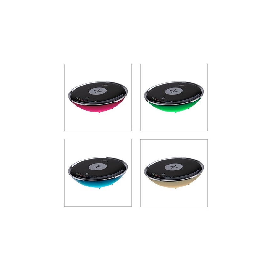 Светодиодная настольная RGB-лампа с беспроводной зарядкой LED/10W/230V