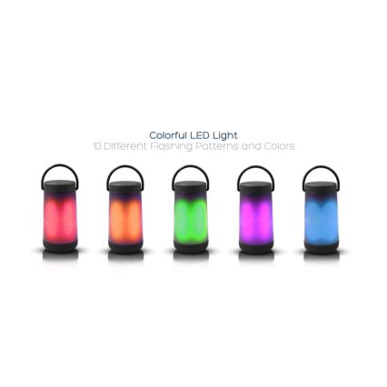 Светодиодная настольная RGB-лампа с Bluetooth-колонкой 5W/3,7V 2000 mAh