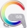Светодиодная настольная RGB-лампа с регулированием яркости, будильником и Qi зарядкой 30W/230V золотистый