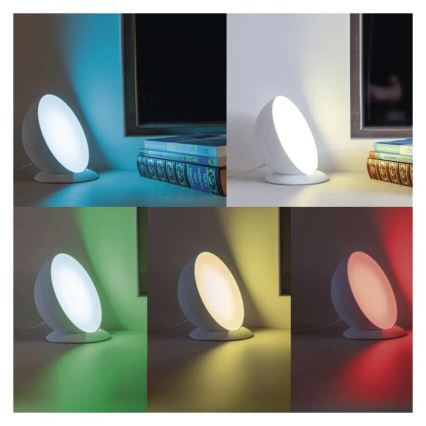 Светодиодная настольная RGB-лампа с регулированием яркости GoSmart LED/7W/230V Wi-Fi белый