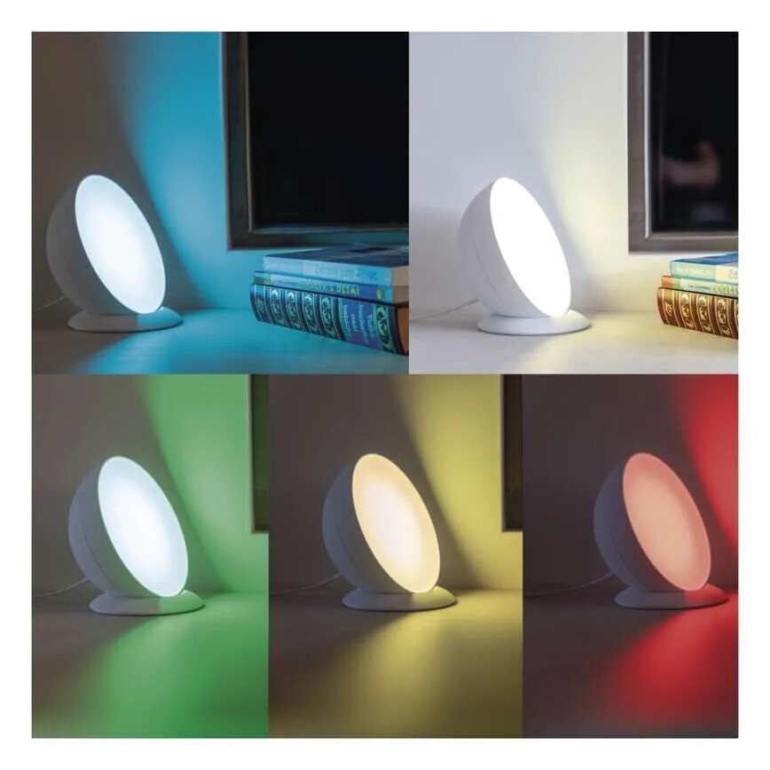 Светодиодная настольная RGB-лампа с регулированием яркости GoSmart LED/7W/230V Wi-Fi белый