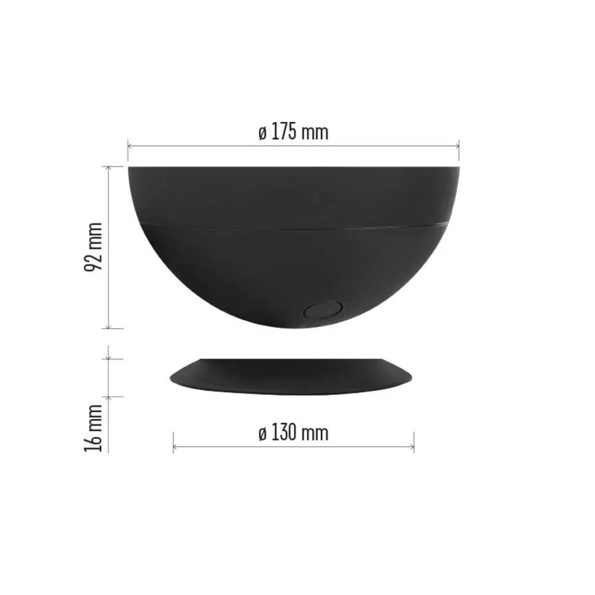 Светодиодная настольная RGB-лампа с регулированием яркости GoSmart LED/7W/230V Wi-Fi черный
