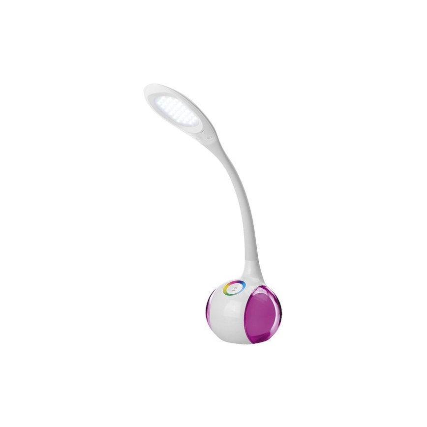 Светодиодная настольная RGB-лампа с регулированием яркости LED/7W/230V белый