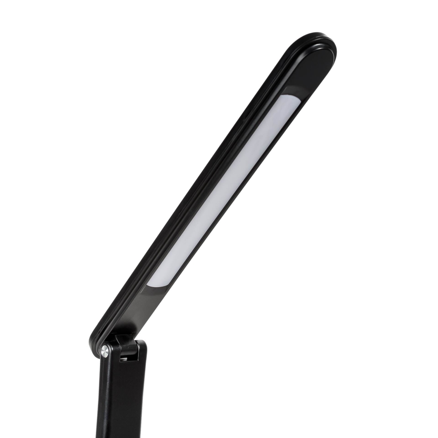 Светодиодная настольная RGBW-лампа с регулированием яркости и функцией повербанка LED/12W/5V 2800-6000K черный