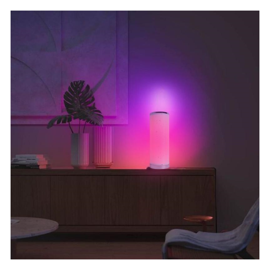 Светодиодная настольная RGBW-лампа с регулированием яркости LED/5W/230V + дистанционное управление
