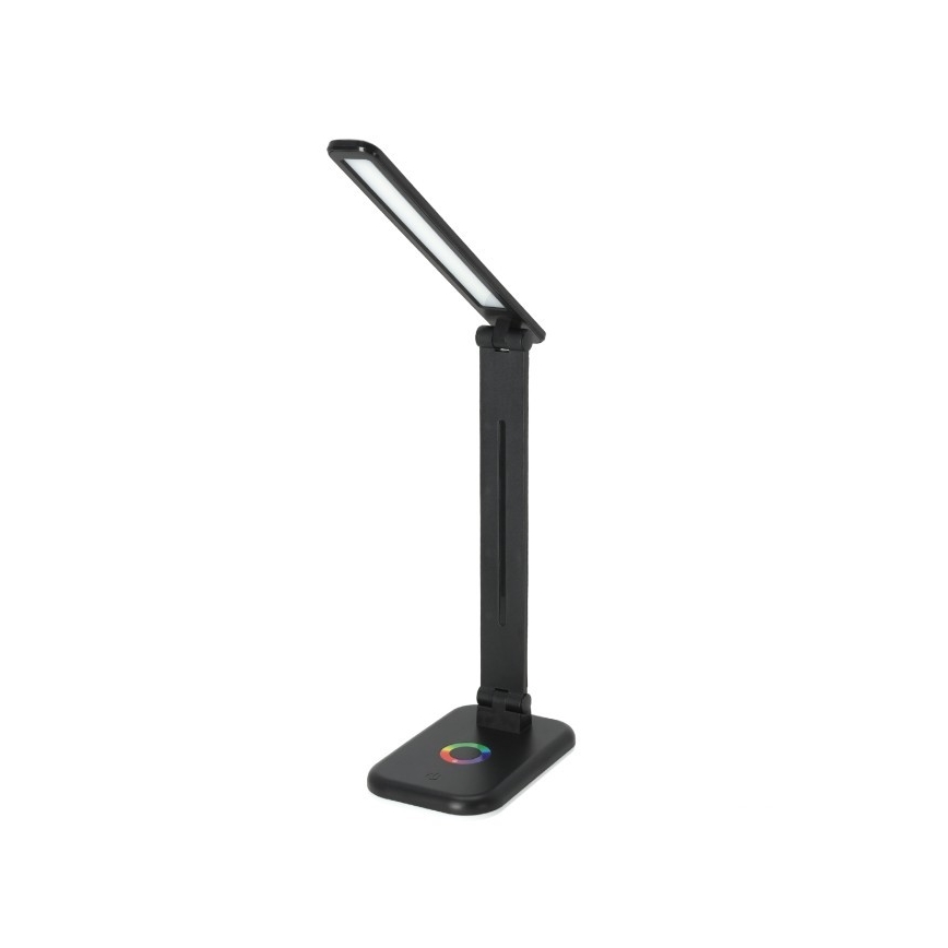 Светодиодная настольная RGBW-лампа с регулированием яркости NOBLITE LED/7W/5V 3000/4000/6500K черный
