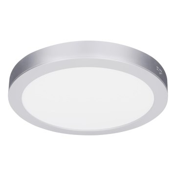 Светодиодная накладная/встраиваемая панель 2 в 1 24W/230V 3000/4000/6000K диам. 30 см IP54 серебристая