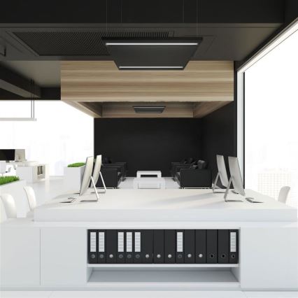 Светодиодная панель ALGINE LED/44W/230V 60x60 см 4000K UGR16 черный