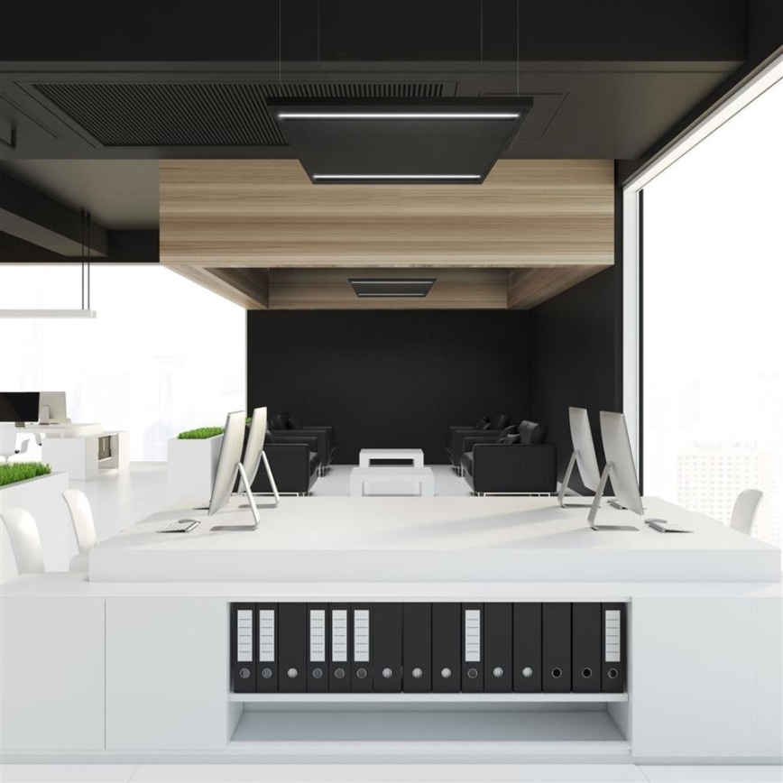 Светодиодная панель ALGINE LED/44W/230V 60x60 см 4000K UGR16 черный