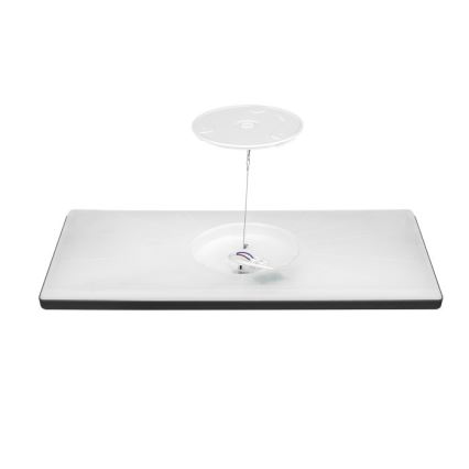 Светодиодная накладная панель NIVERA LED/32W/230V IP54 3000/4000/6000K 29,5x59,5 см черная