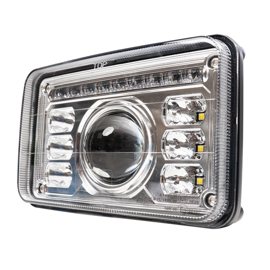 Светодиодная передняя фара на трактор LED/69W/10-30V IP69 5700K прямоугольный