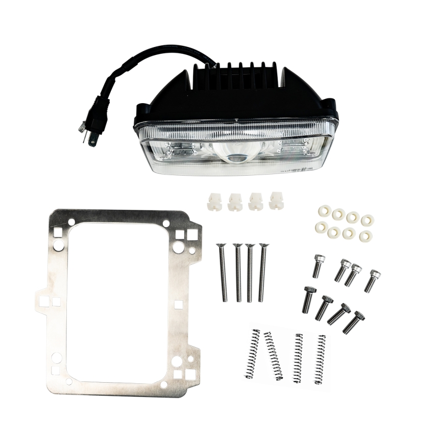 Светодиодная передняя фара на трактор LED/69W/10-30V IP69 5700K прямоугольный