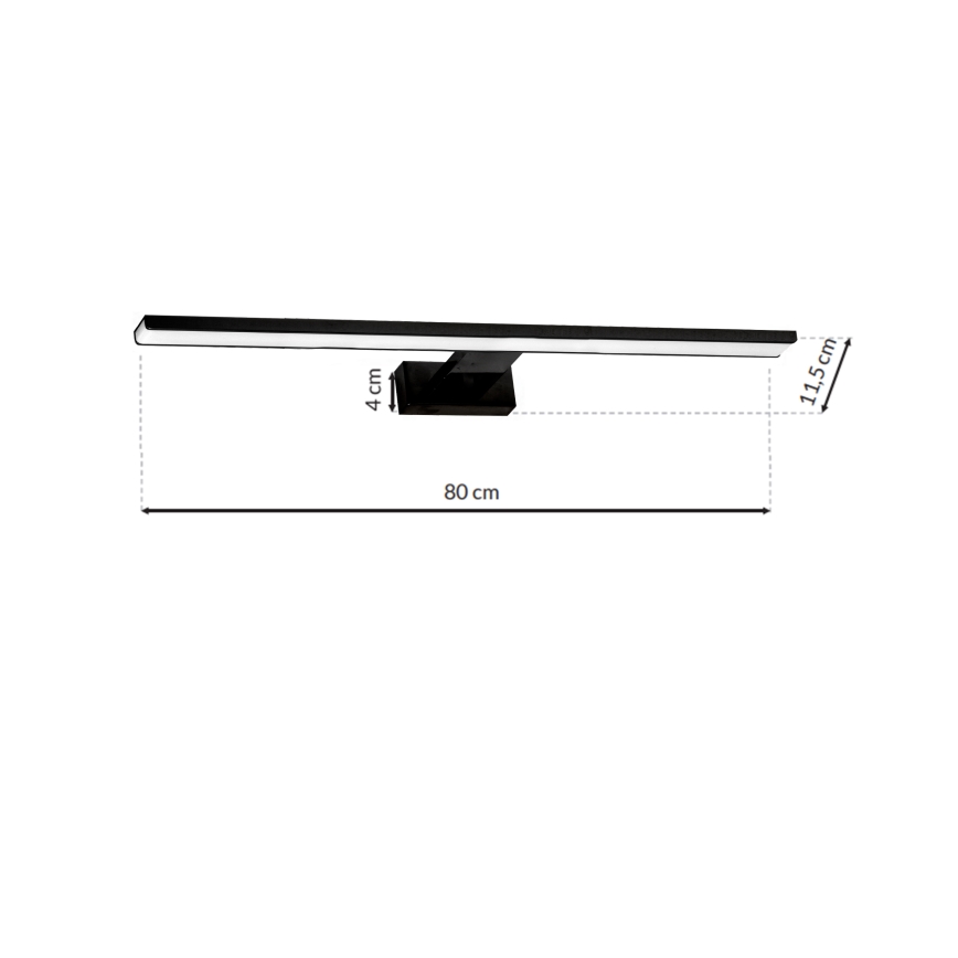 Светодиодная подсветка для зеркала SHINE BLACK LED/15W/230V IP44