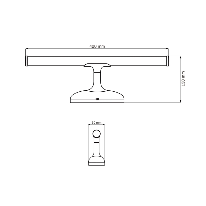 Светодиодная подсветка для зеркала в ванной комнате ARMONA LED/6W/230V 4000K 40 см IP44 блестящий хром