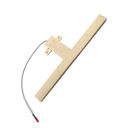 Светодиодная подсветка для зеркала в ванной комнате LED/5W/230V 4000K 30 см IP44 золотистый