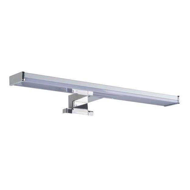 Светодиодная подсветка для зеркала в ванной комнате LED/8W/230V 3000K 40 см IP44 блестящий хром