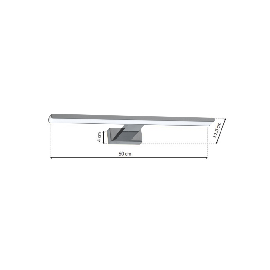 Светодиодная подсветка для зеркала в ванной комнате SHINE 1xLED/13,8W/230V IP44