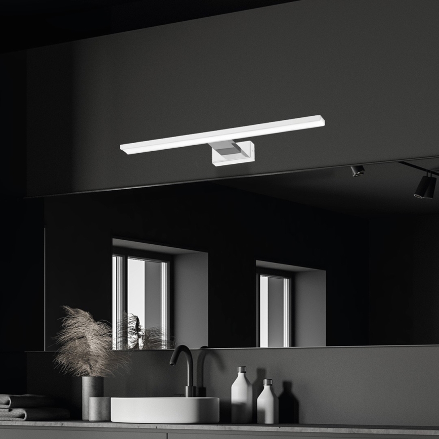 Светодиодная подсветка для зеркала в ванной комнате SHINE LED/13,8W/230V IP44 белый/блестящий хром