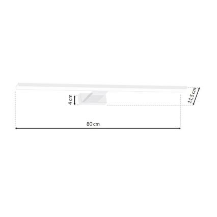 Светодиодная подсветка для зеркала в ванной комнате SHINE WHITE LED/15W/230V IP44