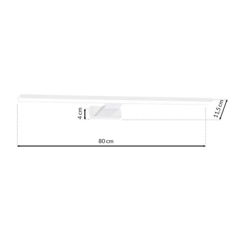 Светодиодная подсветка для зеркала в ванной комнате SHINE WHITE LED/15W/230V IP44