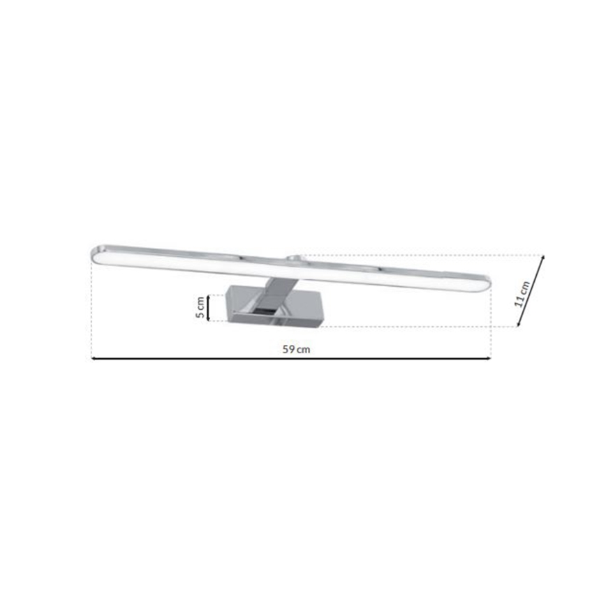 Светодиодная подсветка для зеркала в ванной комнате SPLASH LED/12W/230V IP44