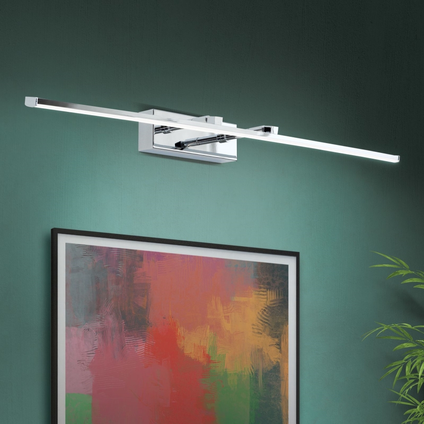 Светодиодная подсветка для картин PUBLIO LED/15W/230V 75 cm блестящий хром
