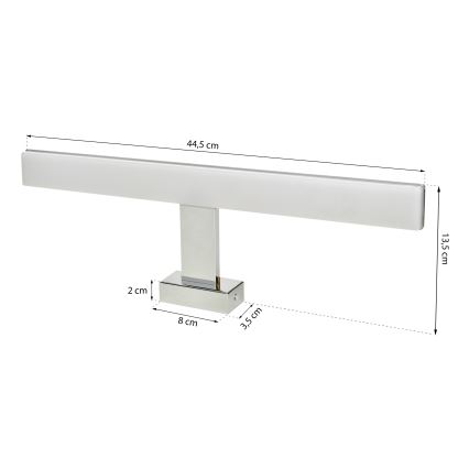 Светодиодная подсветка зеркала для ванной комнаты BAY LED/10W/230V IP44
