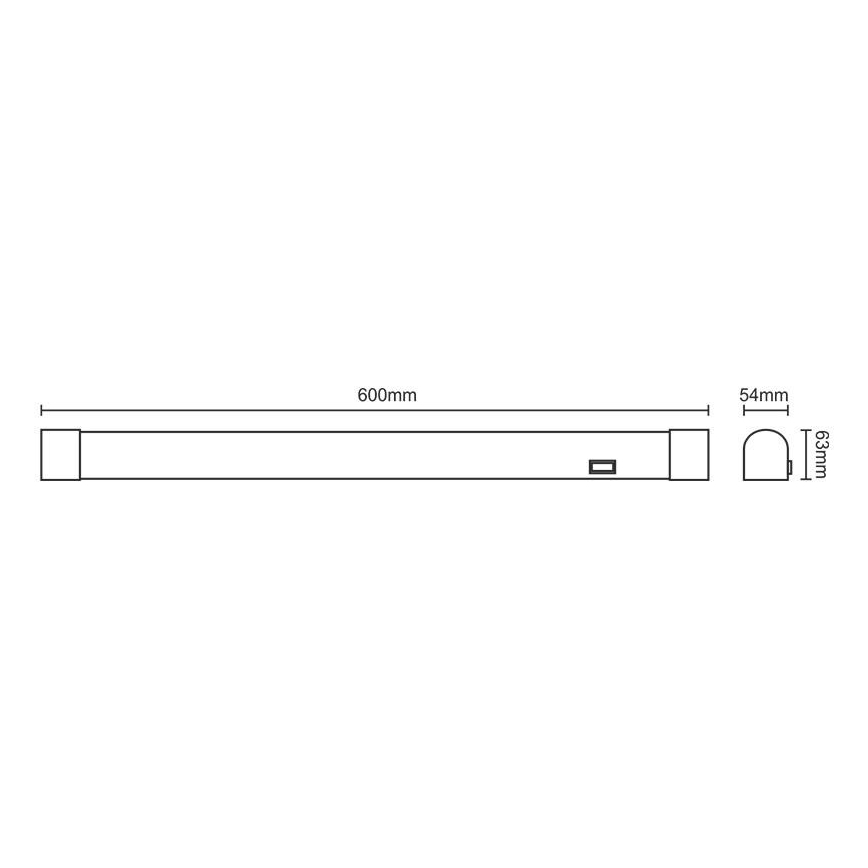 Светодиодная подсветка зеркала для ванной комнаты LED/15W/230V 4000K IP44
