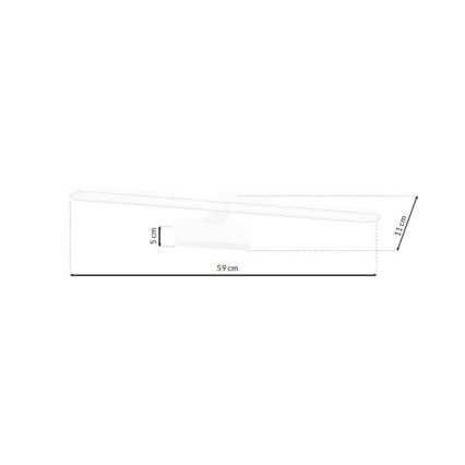 Светодиодная подсветка зеркала для ванной комнаты SPLASH LED/12W/230V IP44