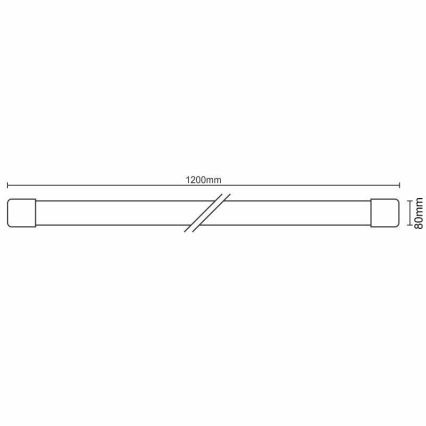 Светодиодная подсветка кухонной столешницы LED/40W/230V 4000K IP40