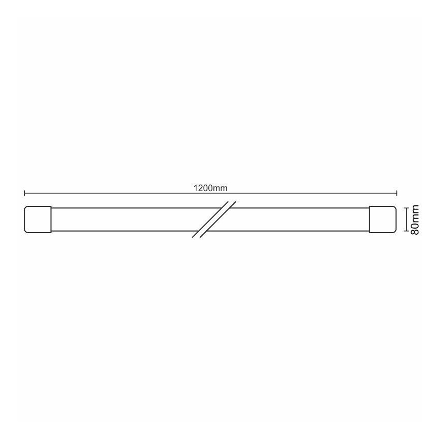 Светодиодная подсветка кухонной столешницы LED/40W/230V 4000K IP40