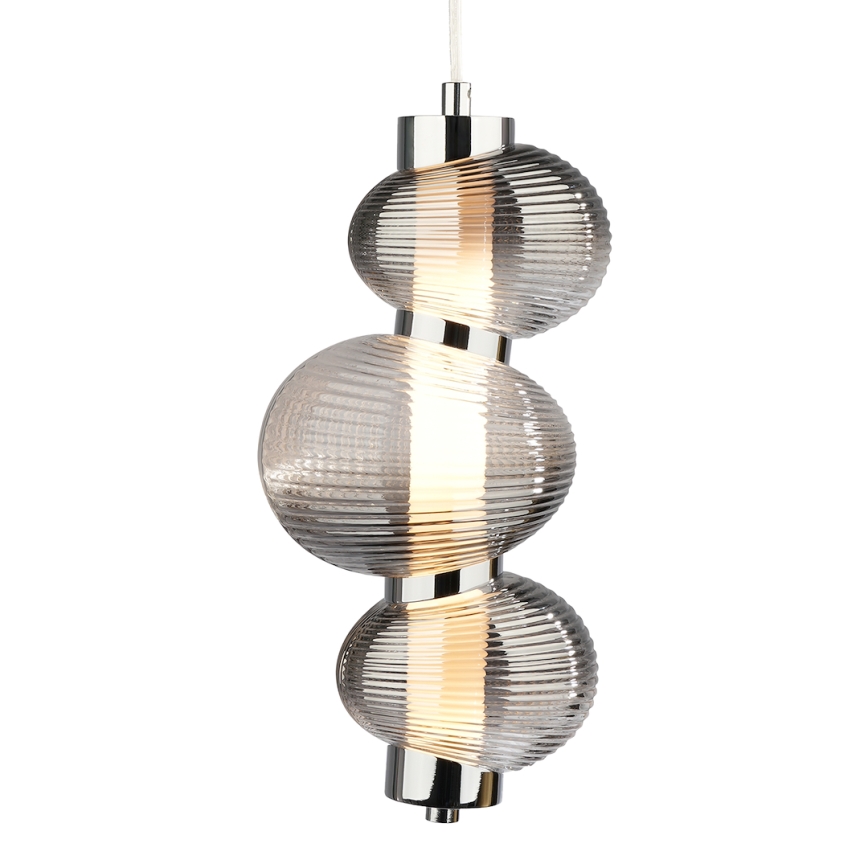 Светодиодная подвесная люстра BOLLA LED/12W/230V диаметр 16 см дымчатый