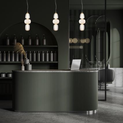 Светодиодная подвесная люстра CARO LED/28W/230V золотая